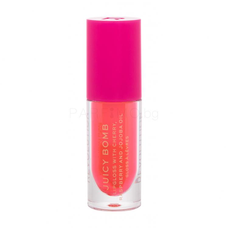 Makeup Revolution London Juicy Bomb Блясък за устни за жени 4,6 ml Нюанс Grapefruit