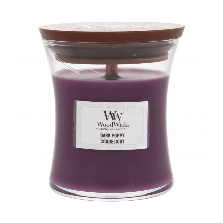 WoodWick Dark Poppy Ароматна свещ 85 g