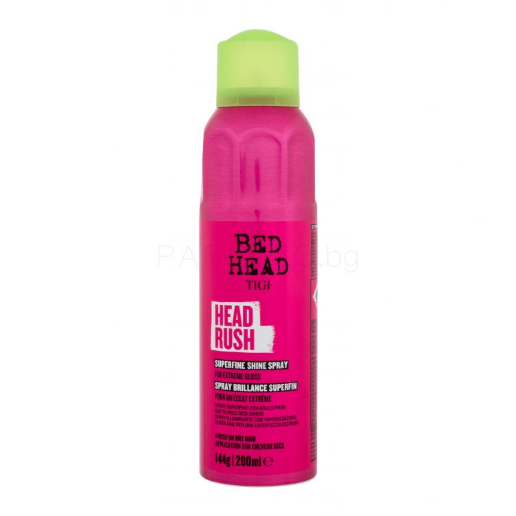 Tigi Bed Head Head Rush За блясък на косата за жени 200 ml