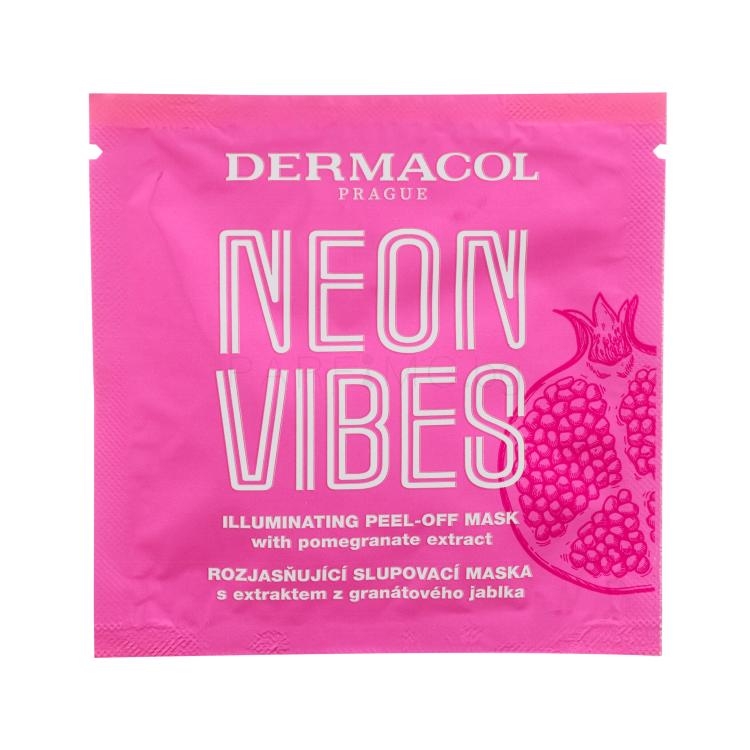 Dermacol Neon Vibes Illuminating Peel-Off Mask Маска за лице за жени 8 ml