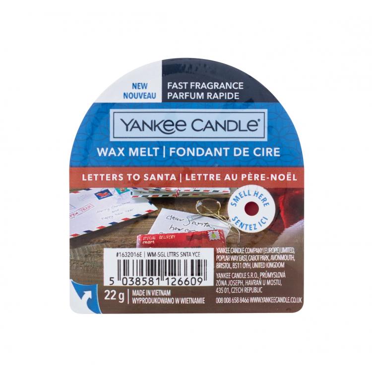 Yankee Candle Letters To Santa Ароматен восък 22 g