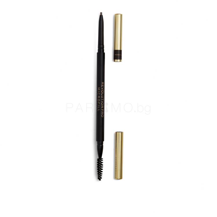 Revolution Pro Microfill Eyebrow Pencil Молив за вежди за жени 0,1 g Нюанс Chocolate