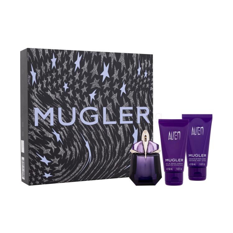 Mugler Alien SET1 Подаръчен комплект EDP 30 ml + душ мляко 50 ml + лосион за тяло 50 ml