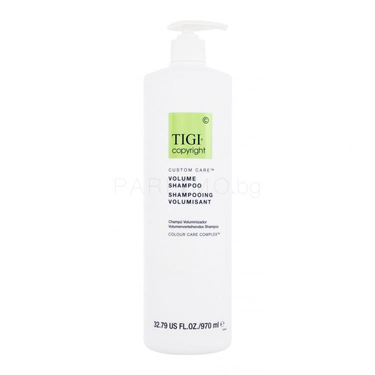 Tigi Copyright Custom Care Volume Shampoo Шампоан за жени 970 ml