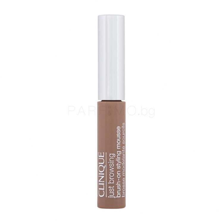 Clinique Just Browsing Brush-On-Styling Mousse Спирала за вежди за жени 2 ml Нюанс 01 Blonde