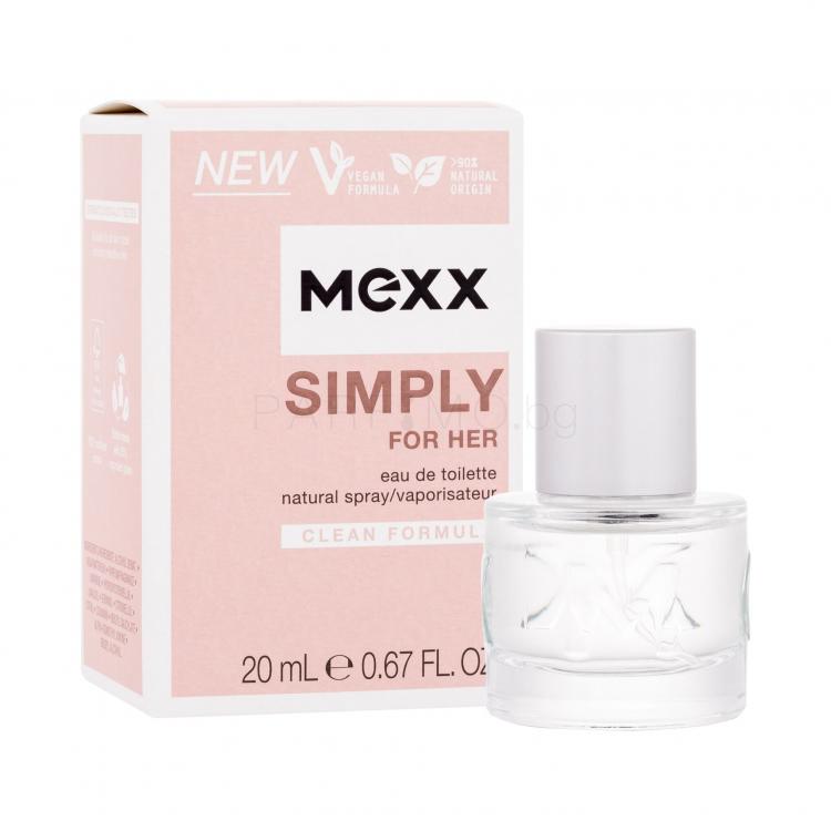 Mexx Simply Eau de Toilette за жени 20 ml