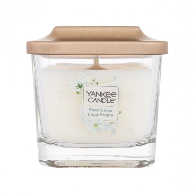 Yankee Candle Elevation Collection Sheer Linen Ароматна свещ 96 g