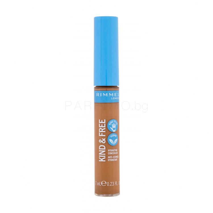 Rimmel London Kind &amp; Free Hydrating Concealer Коректор за жени 7 ml Нюанс 050 Rich