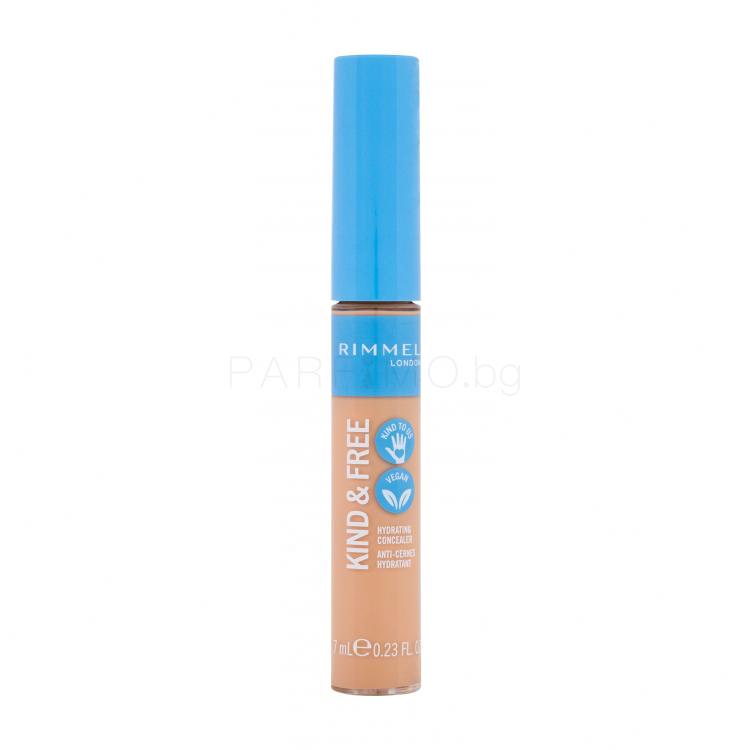 Rimmel London Kind &amp; Free Hydrating Concealer Коректор за жени 7 ml Нюанс 030 Medium