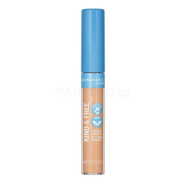 Rimmel London Kind &amp; Free Hydrating Concealer Коректор за жени 7 ml Нюанс 010 Fair