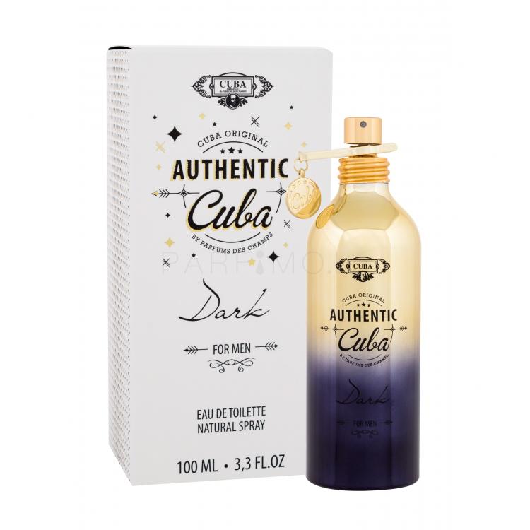 Cuba Authentic Dark Eau de Toilette за мъже 100 ml