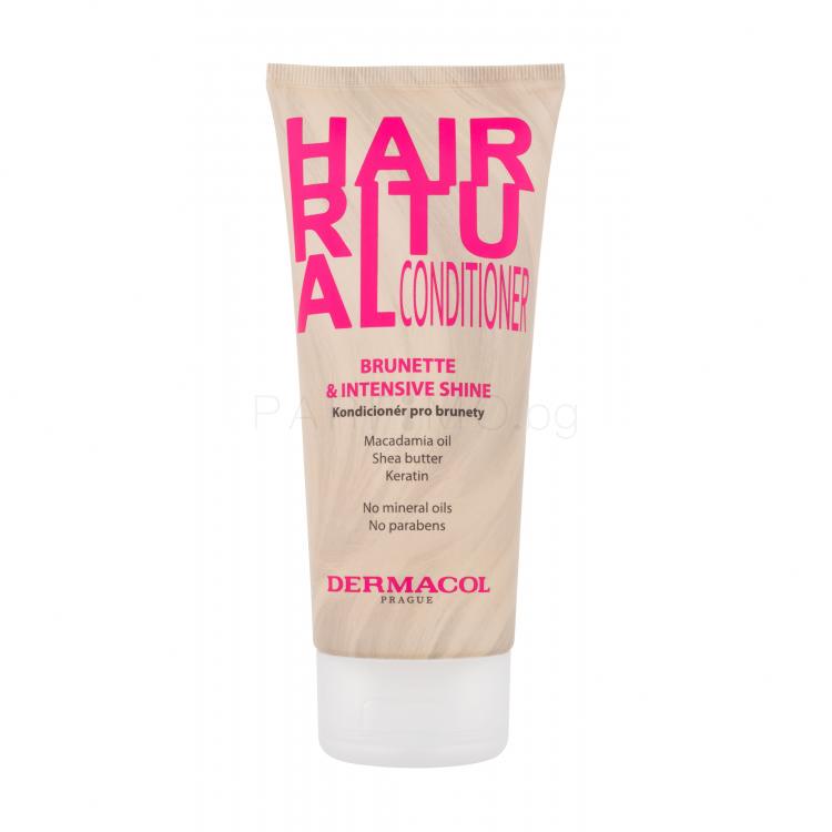 Dermacol Hair Ritual Brunette &amp; Intensive Shine Conditioner Балсам за коса за жени 200 ml