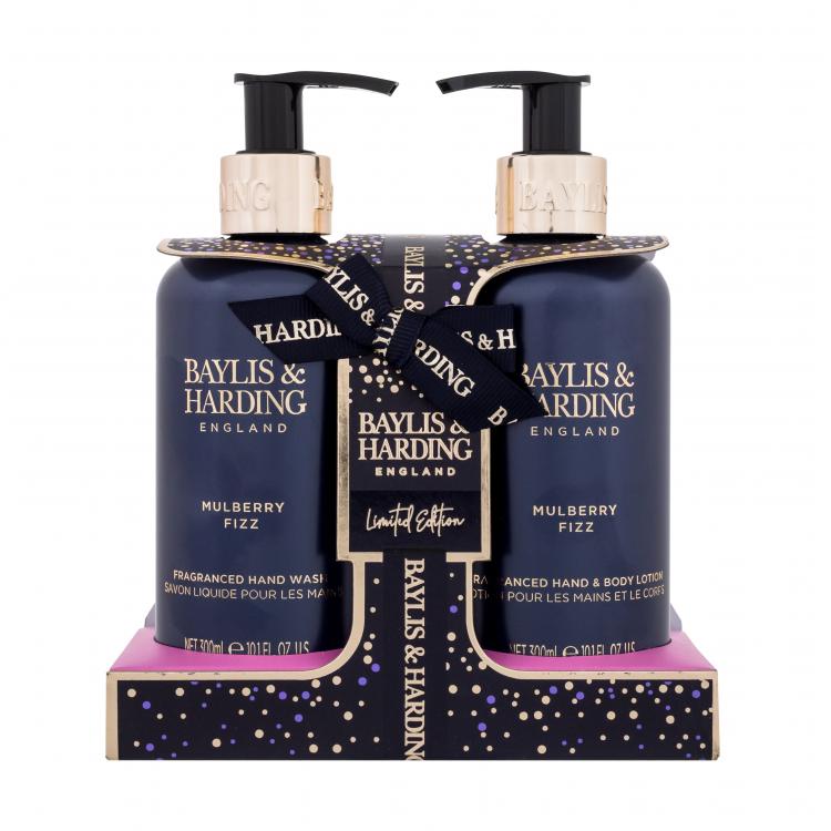 Baylis &amp; Harding Mulberry Fizz Limited Edition Set Подаръчен комплект лосион за тяло Mulberry Fizz 300 ml + течен сапун Mulberry Fizz 300 ml