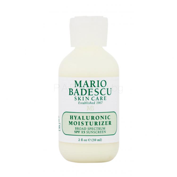 Mario Badescu Hyaluronic Moisturizer SPF15 Дневен крем за лице за жени 59 ml