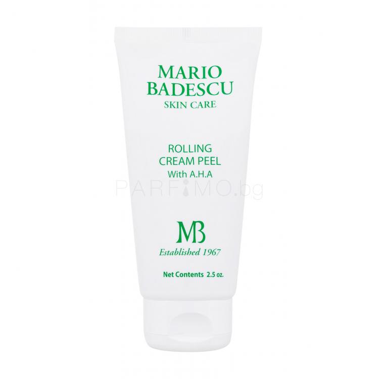 Mario Badescu Cleansers Rolling Cream Peel With A.H.A Ексфолиант за жени 75 ml