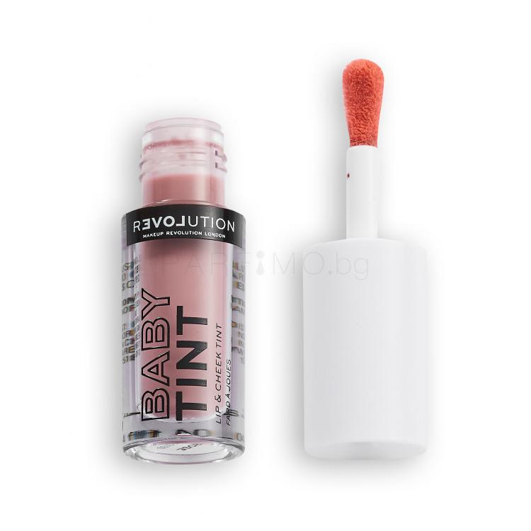 Revolution Relove Baby Tint Lip &amp; Cheek Червило за жени 1,4 ml Нюанс Rose