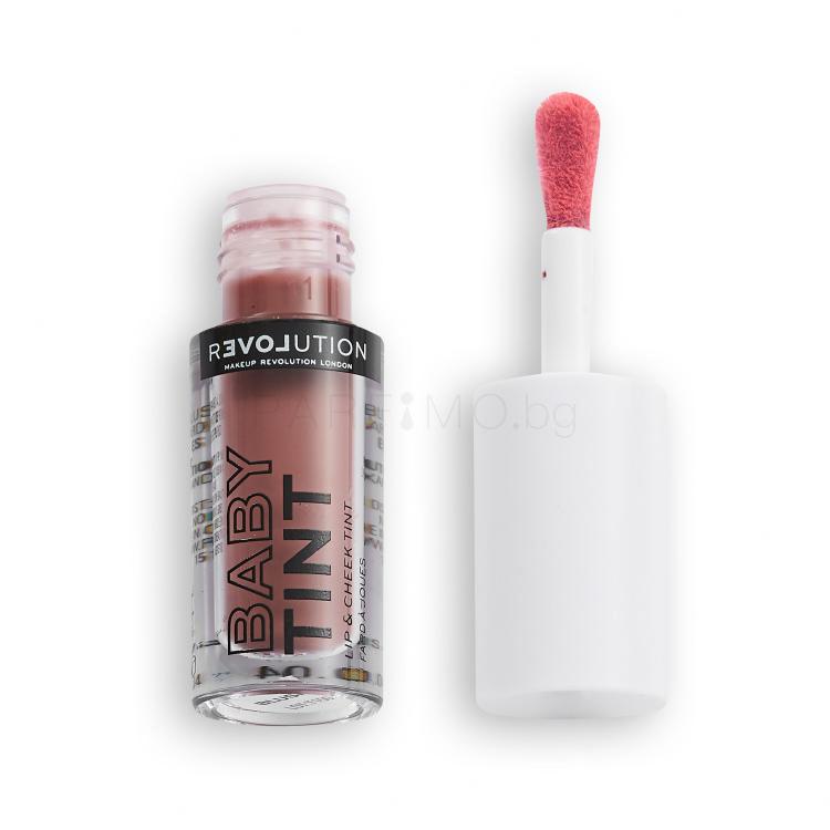 Revolution Relove Baby Tint Lip &amp; Cheek Червило за жени 1,4 ml Нюанс Blush