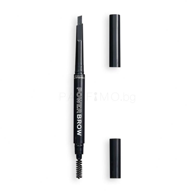 Revolution Relove Power Brow Молив за вежди за жени 0,3 g Нюанс Granite