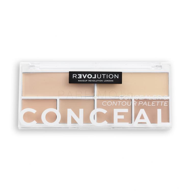 Revolution Relove Conceal Me Concealer &amp; Contour Palette Контурираща палитра за жени 11,2 g Нюанс Fair