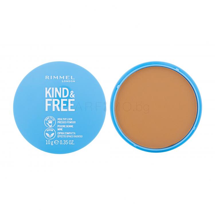 Rimmel London Kind &amp; Free Healthy Look Pressed Powder Пудра за жени 10 g Нюанс 040 Tan