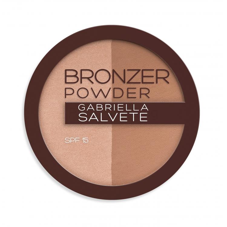 Gabriella Salvete Sunkissed Bronzer Powder Duo SPF15 Бронзант за жени 9 g