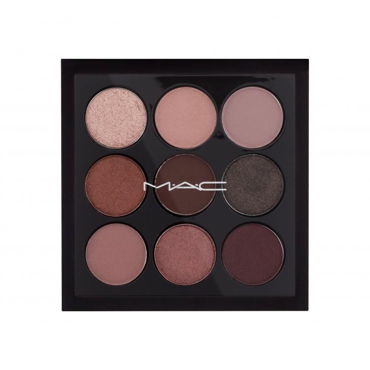 MAC Eye Shadow X 9 Сенки за очи за жени 5,85 g Нюанс Burgundy Times Nine