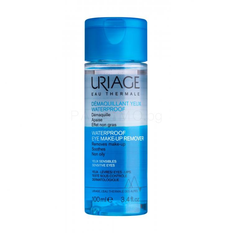 Uriage Waterproof Eye Make-up Remover Почистване на грим от очите за жени 100 ml