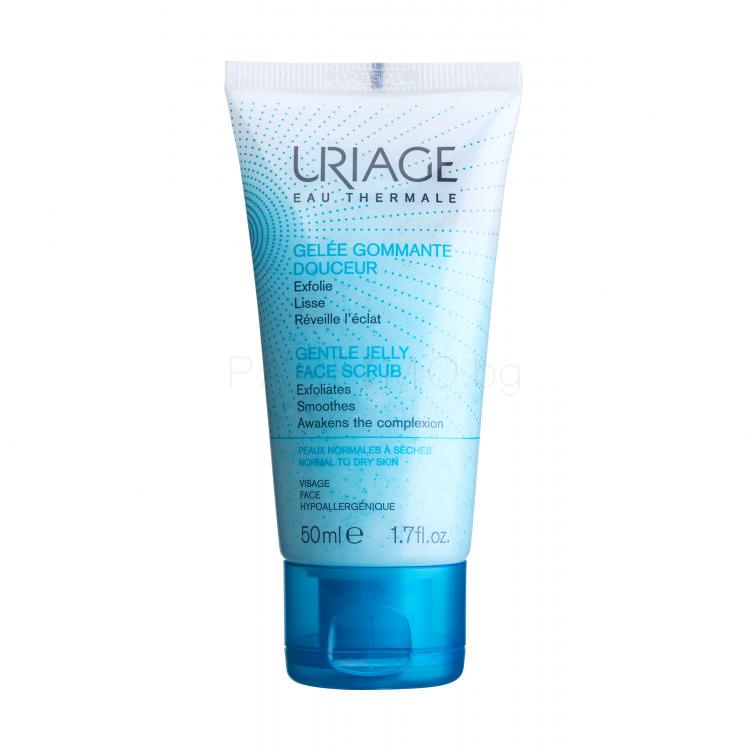 Uriage Gentle Jelly Face Scrub Ексфолиант за жени 50 ml