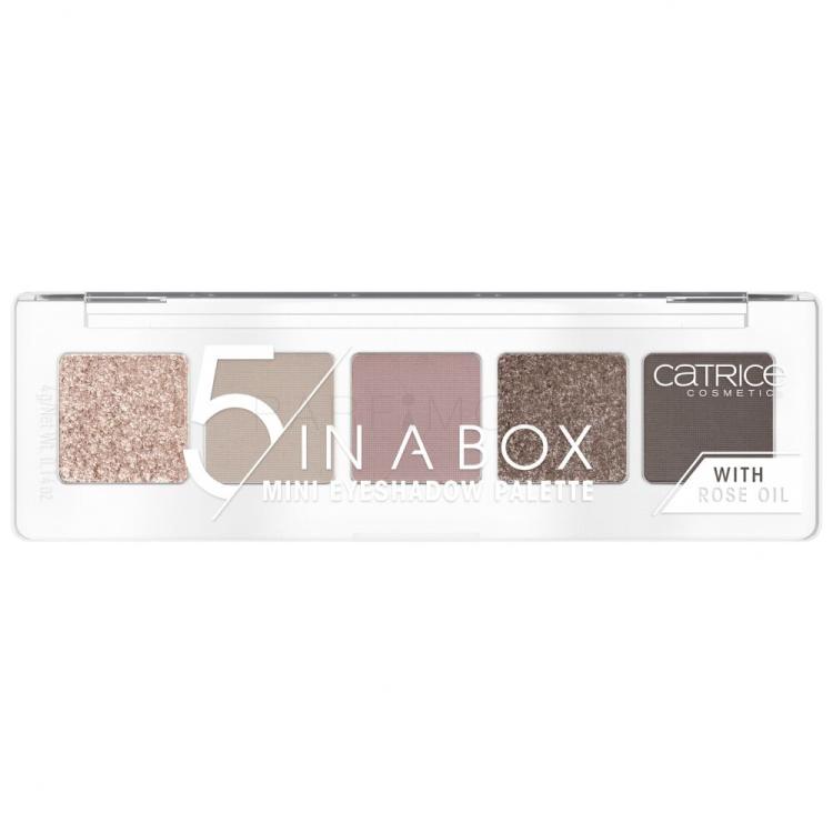 Catrice 5 In A Box Сенки за очи за жени 4 g Нюанс 020 Soft Rose Look