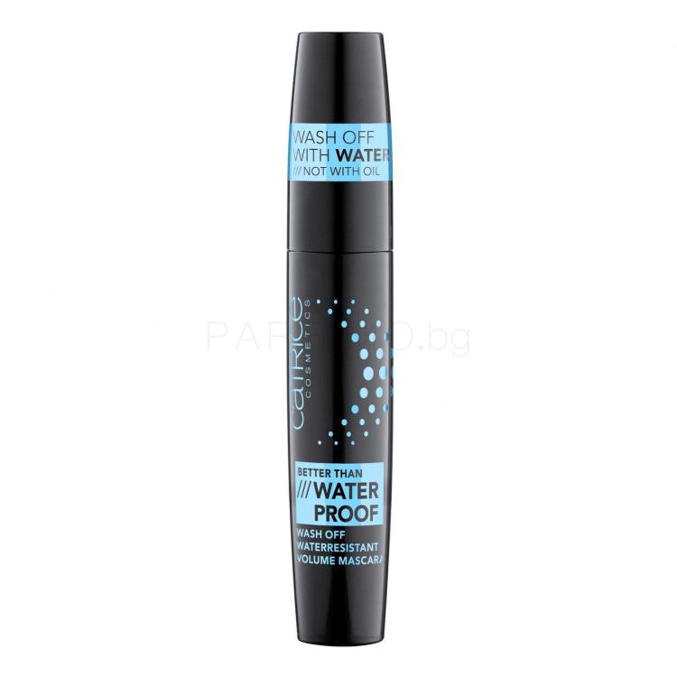 Catrice Better Than Waterproof Wash Off Volume Спирала за жени 12 ml Нюанс 010 Black