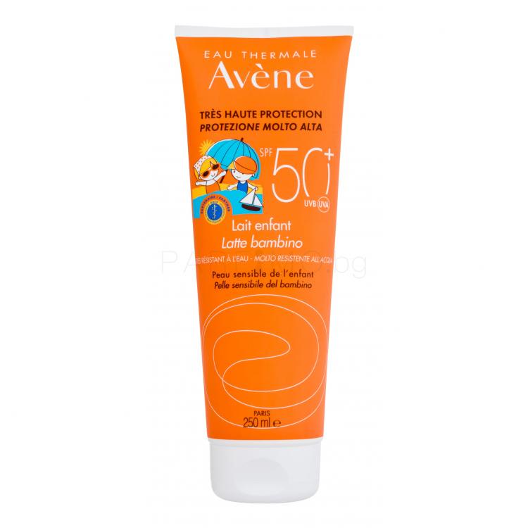 Avene Sun Kids Lotion SPF50+ Слънцезащитна козметика за тяло за деца 250 ml