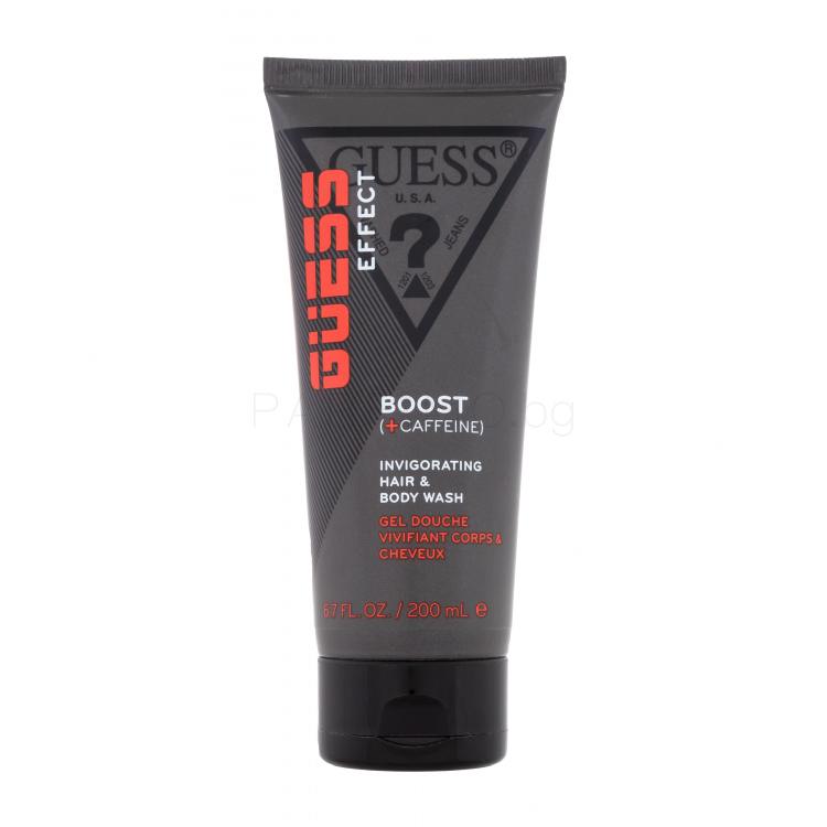 GUESS Grooming Effect Invigorating Hair &amp; Body Wash Душ гел за мъже 200 ml