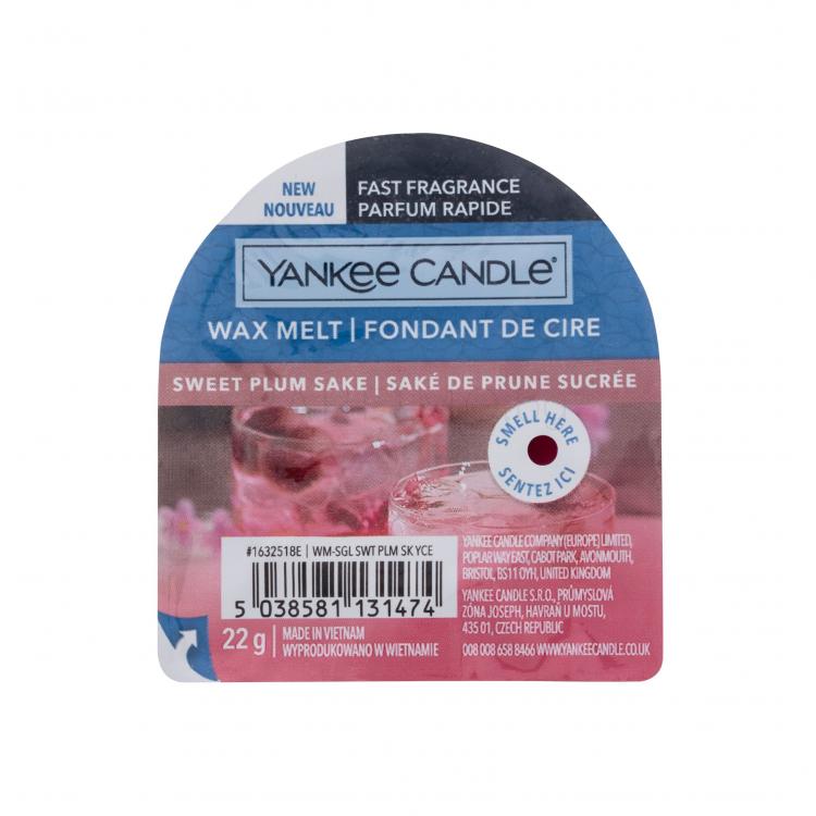 Yankee Candle Sweet Plum Sake Ароматен восък 22 g