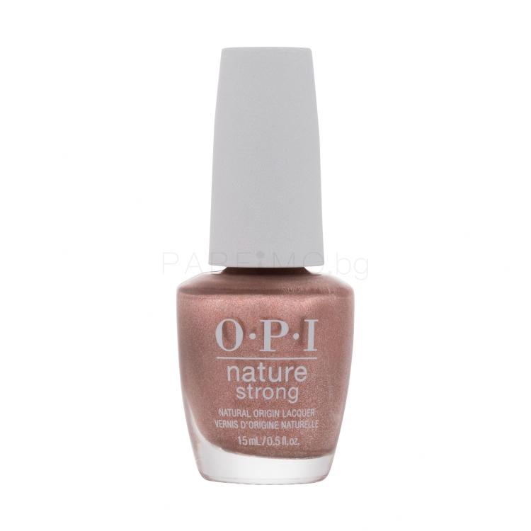 OPI Nature Strong Лак за нокти за жени 15 ml Нюанс NAT 015 Intentions Are Rose Gold