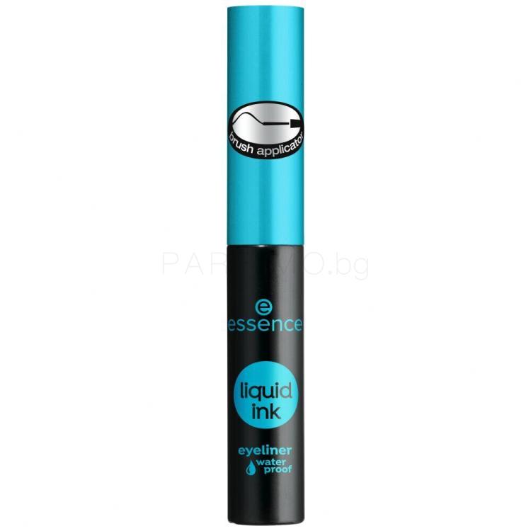 Essence Liquid Ink Eyeliner Waterproof Очна линия за жени 3 ml Нюанс Black