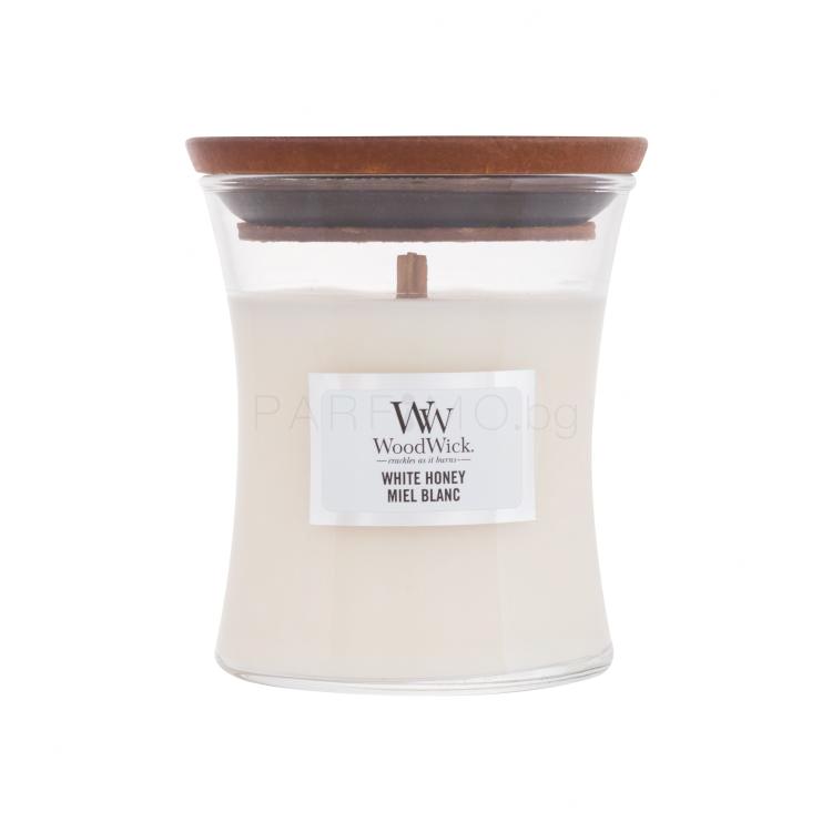 WoodWick White Honey Ароматна свещ 85 g