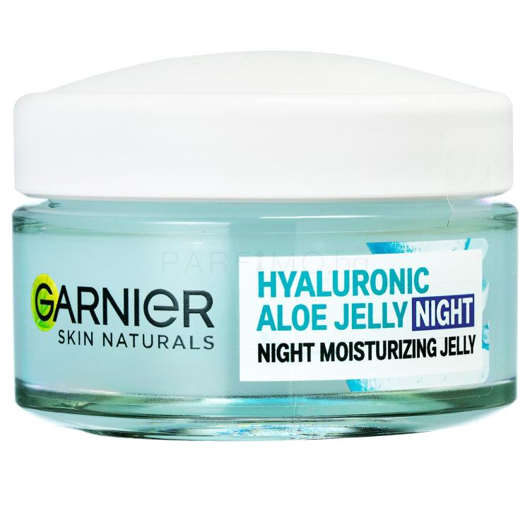 Garnier Skin Naturals Hyaluronic Aloe Night Moisturizing Jelly Гел за лице за жени 50 ml