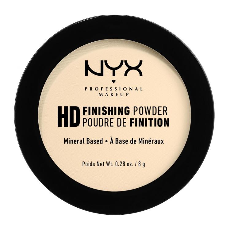 NYX Professional Makeup High Definition Finishing Powder Пудра за жени 8 g Нюанс 02 Banana