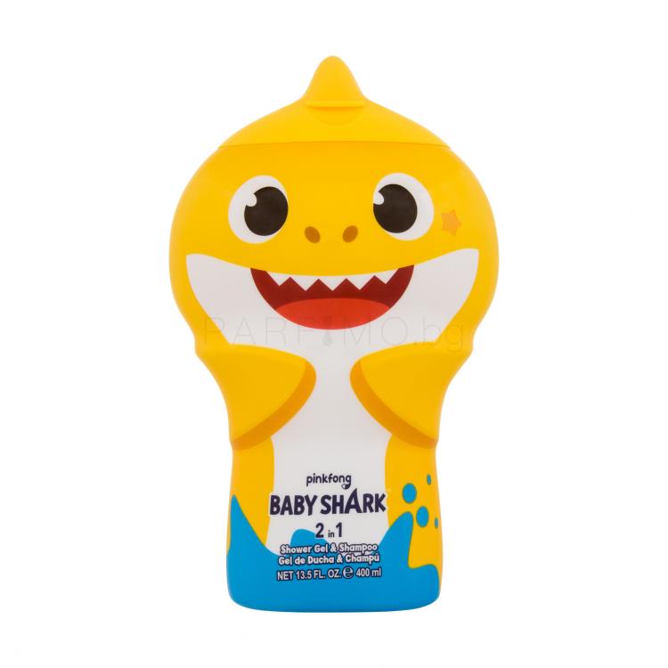 Pinkfong Baby Shark 2in1 Душ гел за деца 400 ml