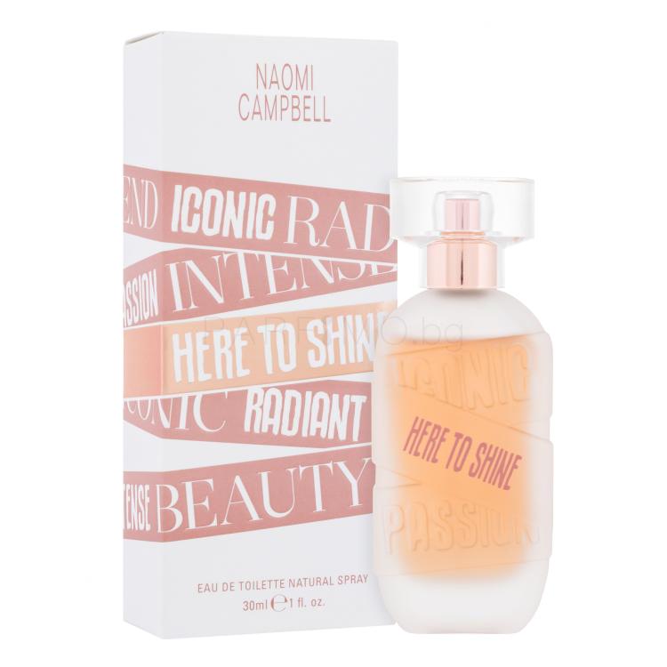 Naomi Campbell Here To Shine Eau de Toilette за жени 30 ml