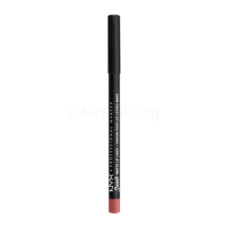 NYX Professional Makeup Suède Matte Lip Liner Молив за устни за жени 1 g Нюанс Brunch Me