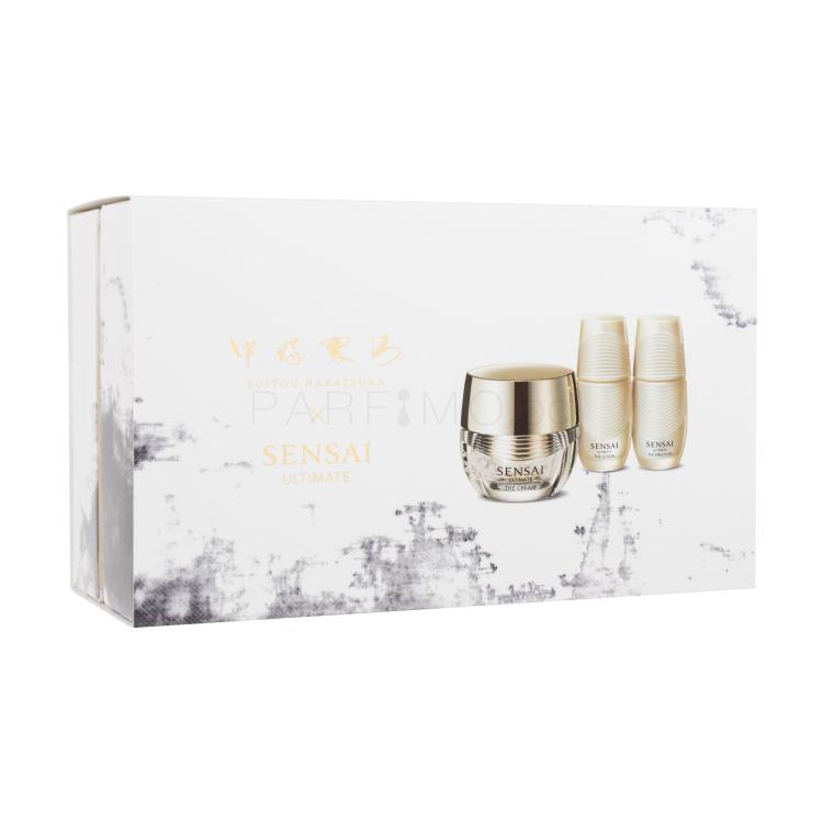 Sensai Ultimate Gift Set Подаръчен комплект крем за лице Ultimate The Cream 30 ml + емулсия за лице Ultimate The Emulsion 16 ml + лосион за лице Ultimate The Lotion 16 ml