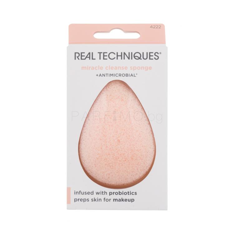 Real Techniques Miracle Cleanse Sponge Purify + Exfoliate Почистваща четка за жени 1 бр