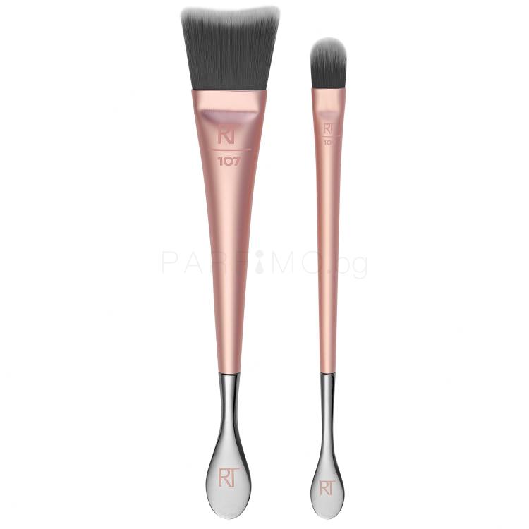 Real Techniques Prep Skincare Brush Duo Подаръчен комплект козметична четка Prep RT 107 Face Brush 1 бр + козметична четка Prep RT 109 Eye Brush 1 бр