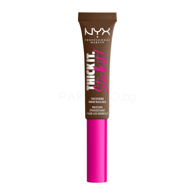 NYX Professional Makeup Thick It Stick It! Спирала за вежди за жени 7 ml Нюанс 06 Brunette