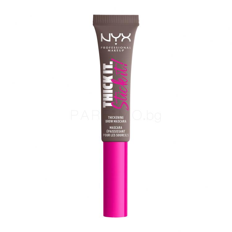 NYX Professional Makeup Thick It Stick It! Спирала за вежди за жени 7 ml Нюанс 05 Ash Brown