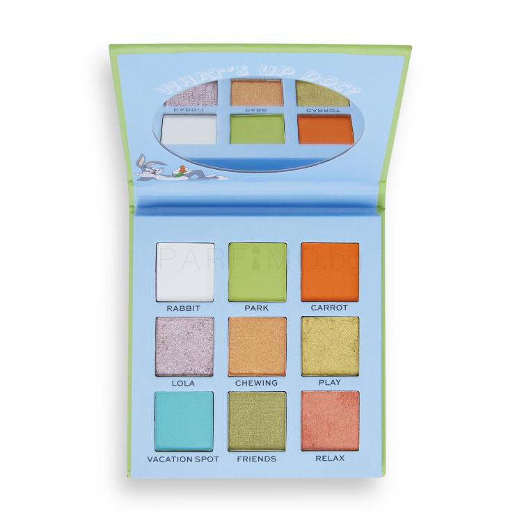 I Heart Revolution Looney Tunes Eyeshadow Palette Сенки за очи за жени 9 g Нюанс Bugs