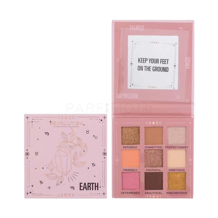 Makeup Revolution London Fantasy Shadow Palette Сенки за очи за жени 9 g Нюанс Earth