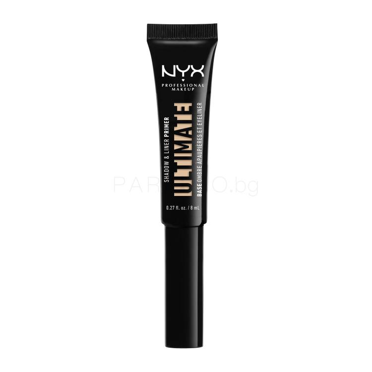 NYX Professional Makeup Ultimate Shadow &amp; Liner Primer Основа за сенки за жени 8 ml Нюанс 02 Medium