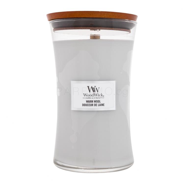 WoodWick Warm Wool Ароматна свещ 610 g